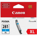 Canon CLI-281XL Cyan Inkjet Ink Cartridge Bundle of 5 V873145