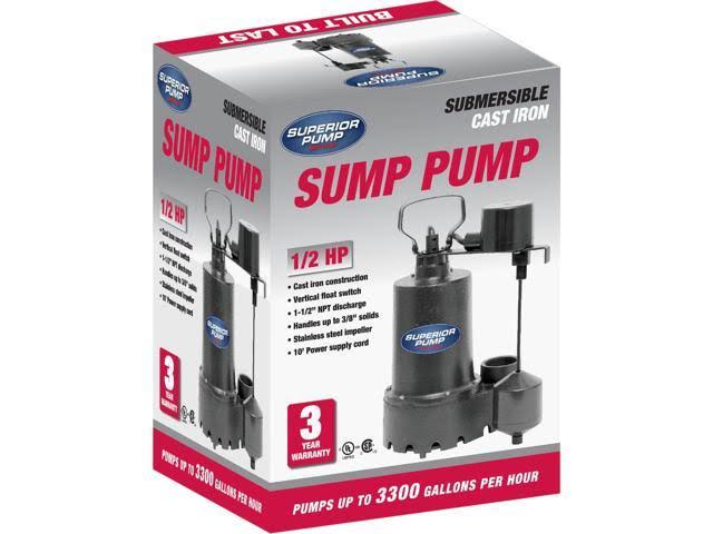 1/2 HP Cast Iron Sump Pump K328064