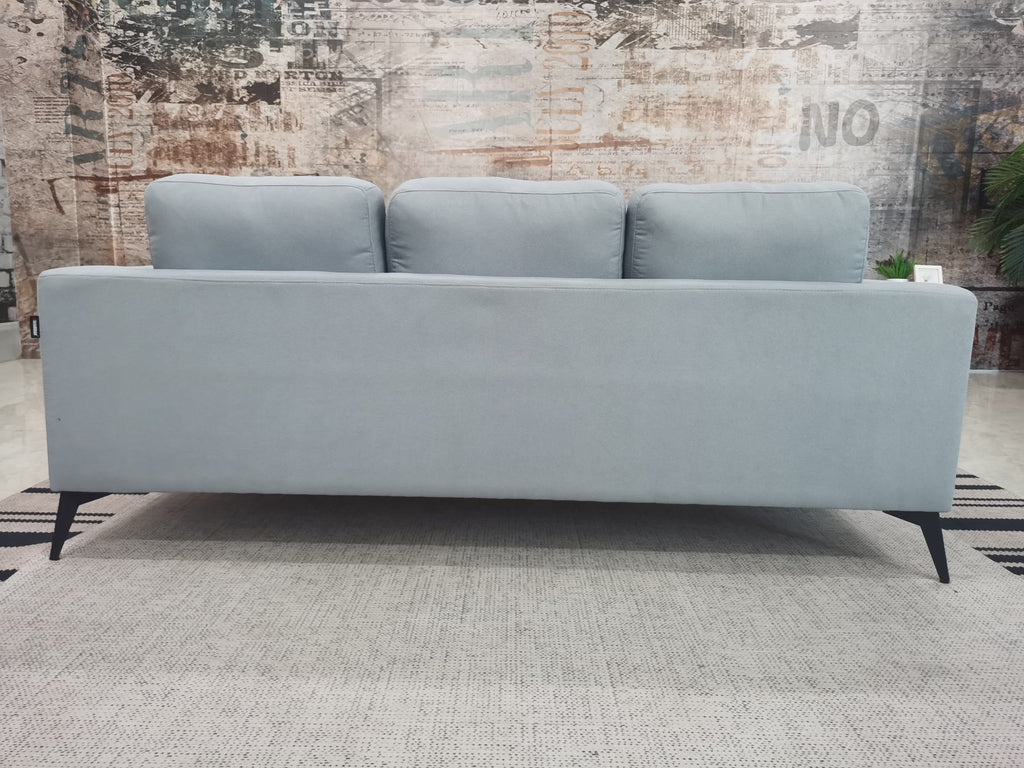 Gray Linen Fabric 3 Seater Sofa R2955
