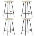 Solid Mango Wood Bar Stools 4 pcs Y45329