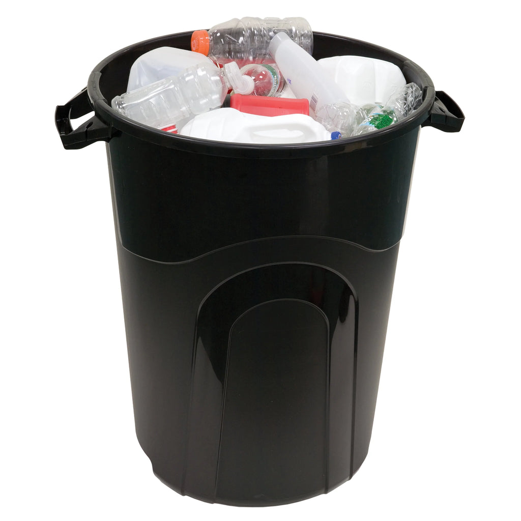 32 Gallon Heavy Duty Plastic Garbage Can with Lid P925456