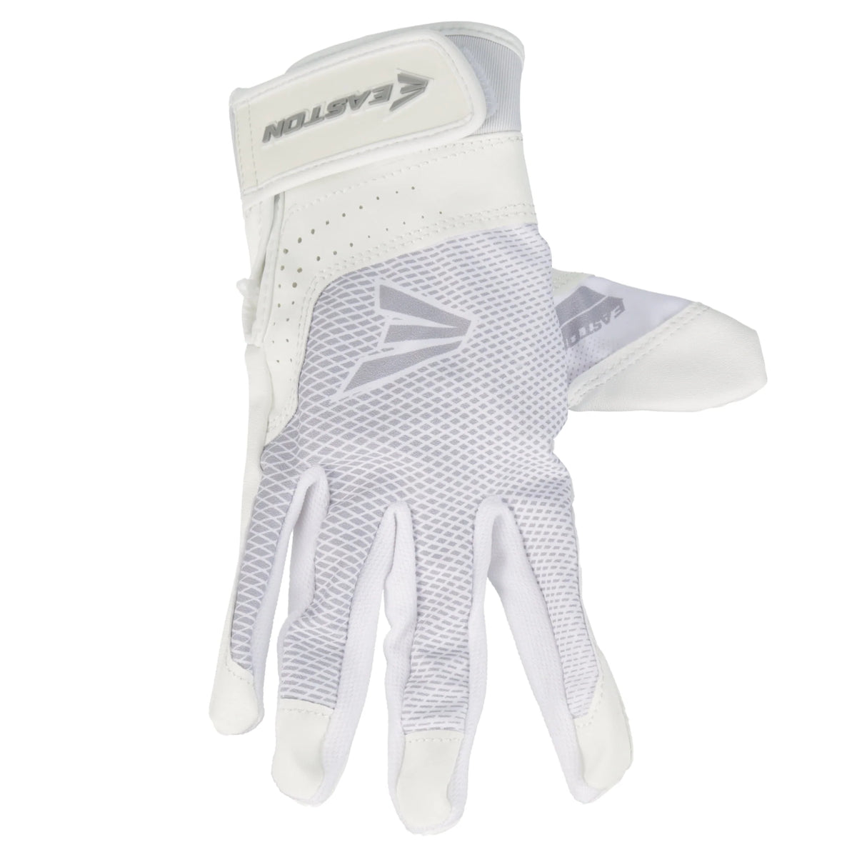 White Large Fastpitch Softball Batting Gloves A9029