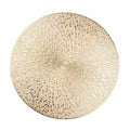 Round Gold Vinyl Placemats Set of 12 U2107