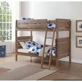 Twin Twin Antique Oak Bunk Bed I297