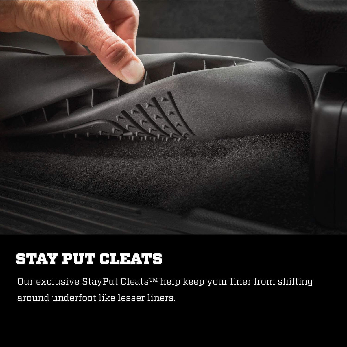 Black Front & 2nd Seat Floor Liners 3 Pcs R786