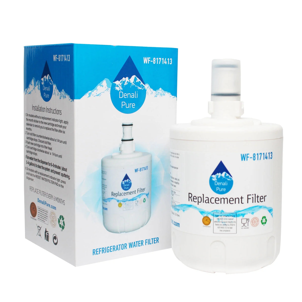 4-Pack Replacement Refrigerator Water Filter Cartridge L880