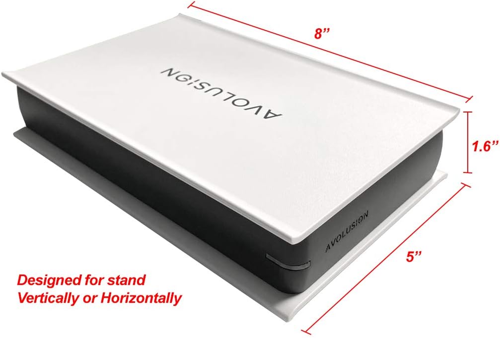 4TB USB 3.0 External Hard Drive White Pack of 2 Z378