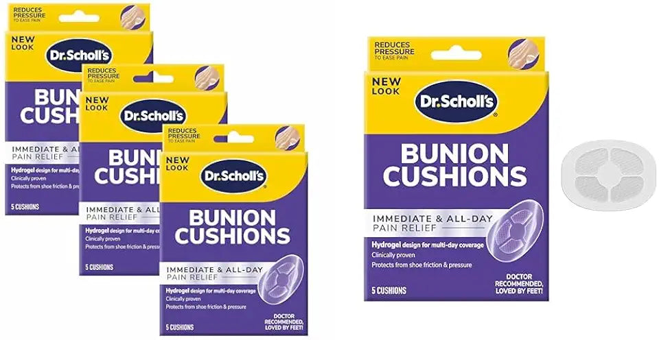 Bunion Cushions with Duragel and Hydrogel Technology, 15 and 5 Count K155913