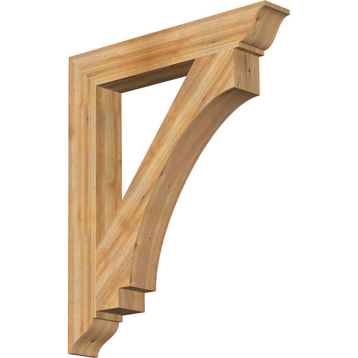 Rough Sawn Western Red Cedar Bracket S5527