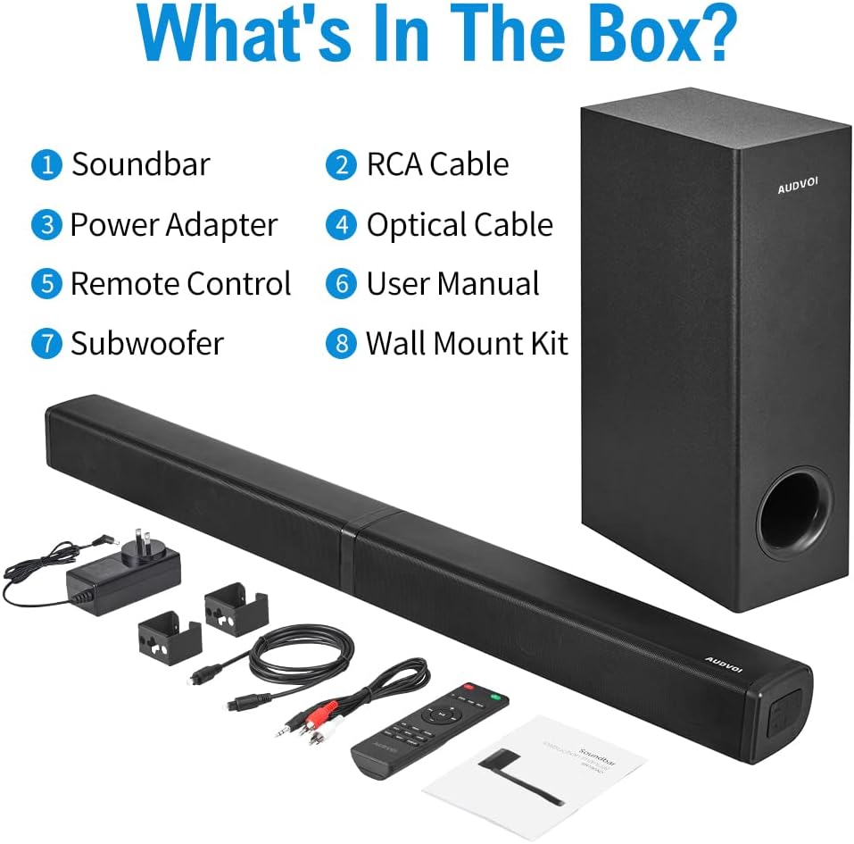 190W 2.1CH Sound Bar with Subwoofer G42731
