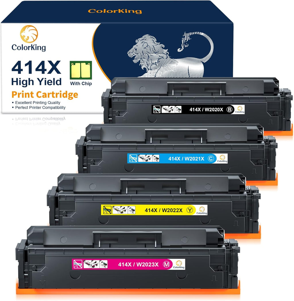 4-Pack High Yield Toner Cartridge for HP Printer U5433