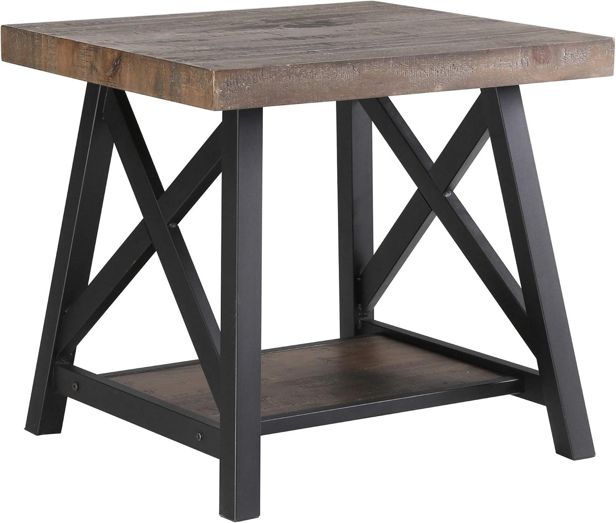 Rustic Oak Accent Table F186