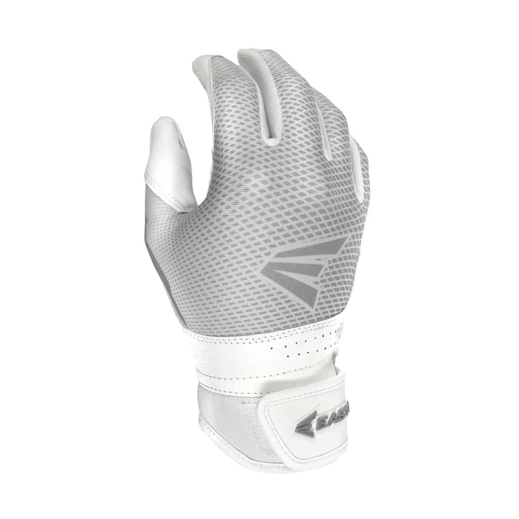 White Large Fastpitch Softball Batting Gloves A9029