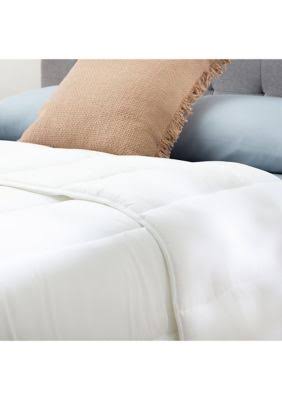 King Size White Microfiber Comforter J812468