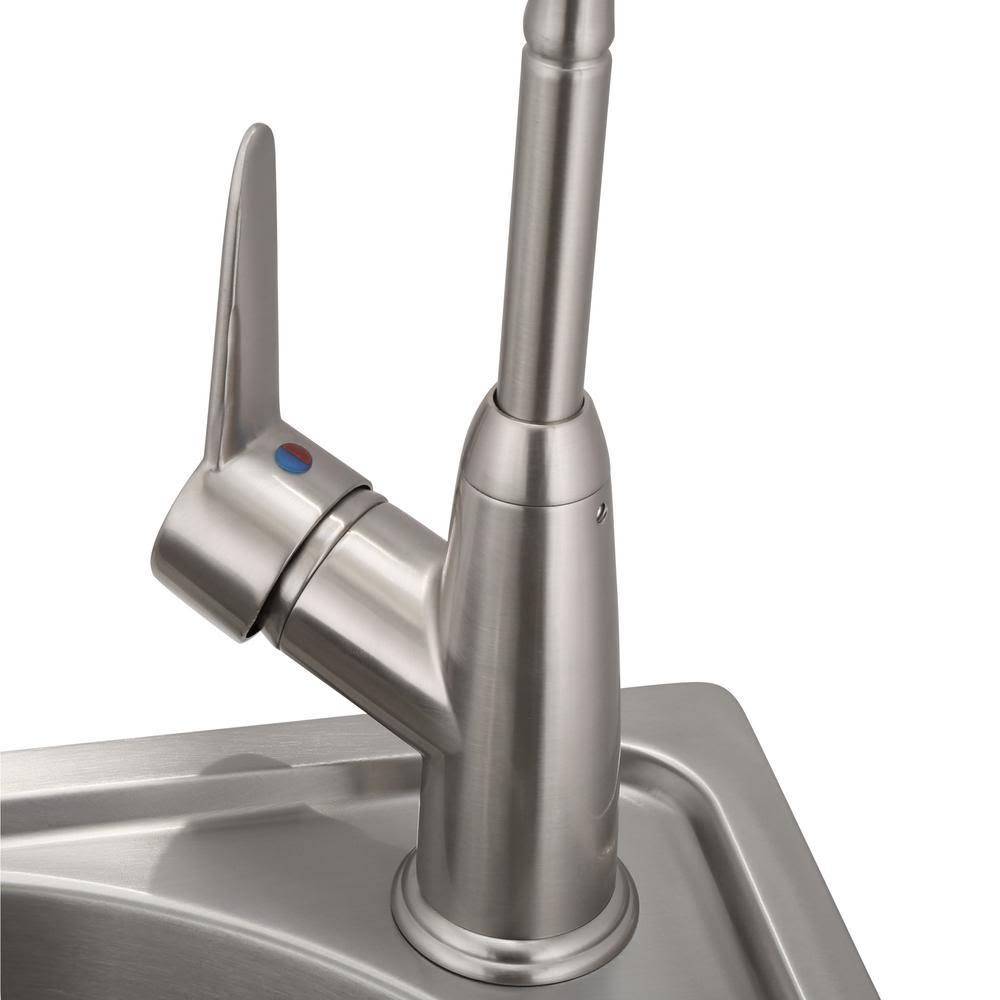 Stainless Steel Utility Sink and Drawer Cabinet W7648