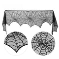 Black Lace Spider Web Fireplace Scarves J676259