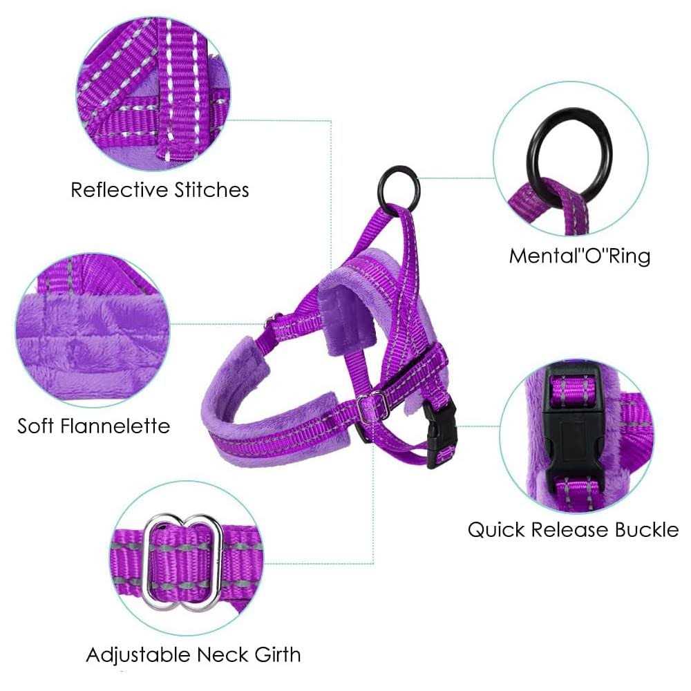 Heavy Duty Adjustable Reflective Dog Harness and Leash C20867