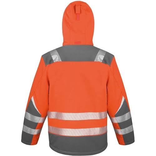 Yellow Hi-Visibility Softshell Work Coat U4299