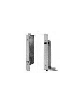 Pair of Automatic Flush Bolts for Wood Doors Satin Bronze Finish F488812