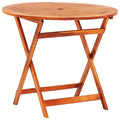 Folding Garden Table Solid Eucalyptus Wood T39800