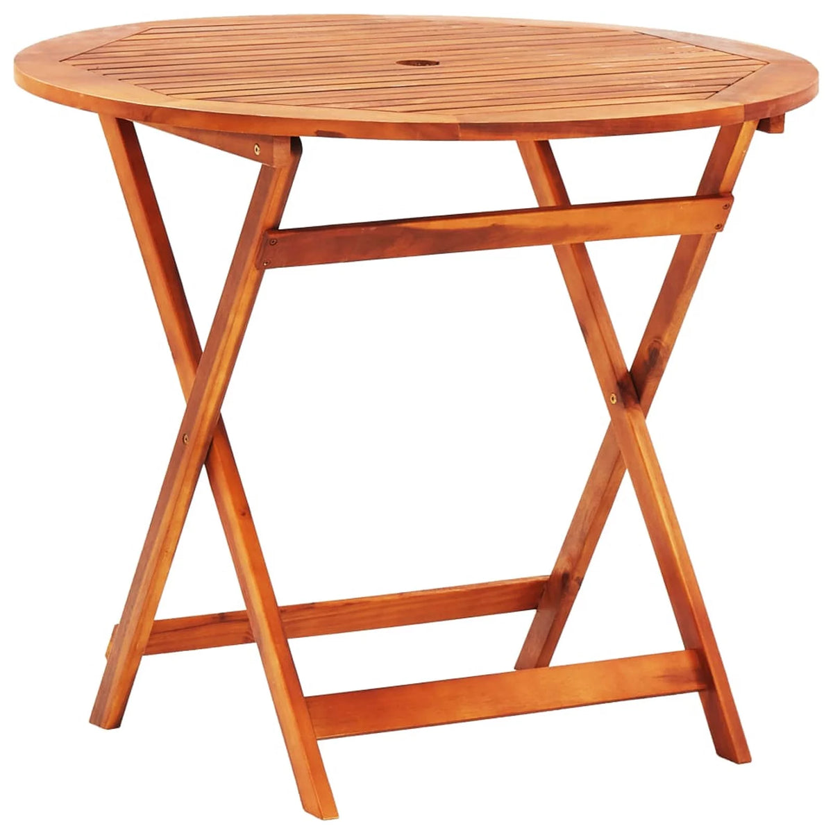 Folding Garden Table Solid Eucalyptus Wood T39800
