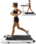 Under Desk Treadmill 300 lb Capacity White V5501