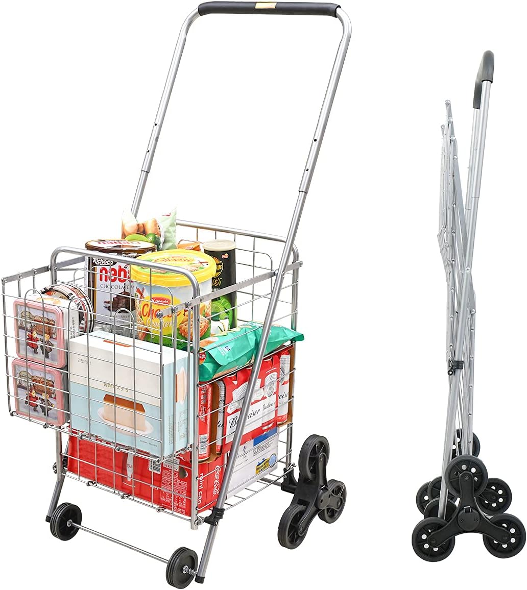 Collapsible Utility Cart with Wheels, 66 LBS Capacity W834
