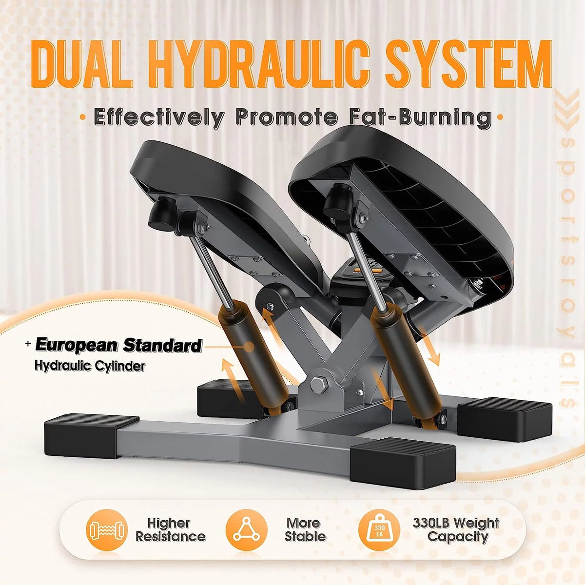 Portable Stair Stepper with Resistance Band T221712