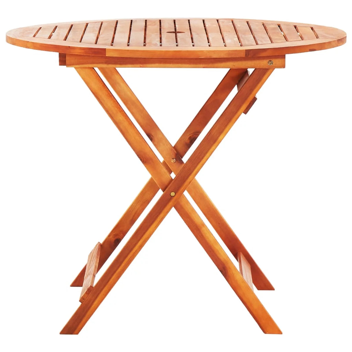 Folding Garden Table Solid Eucalyptus Wood T39800