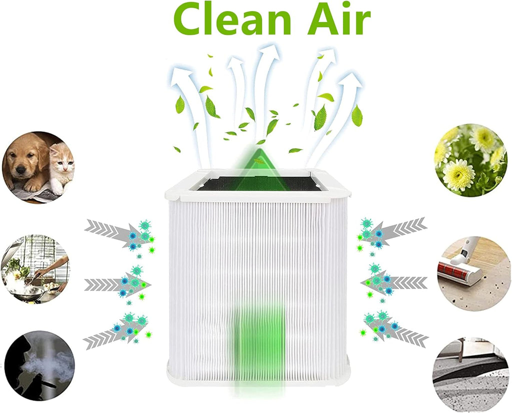 2 Pack Activated Carbon Replacement Filter for Blue Pure 211 Air Purifier A167