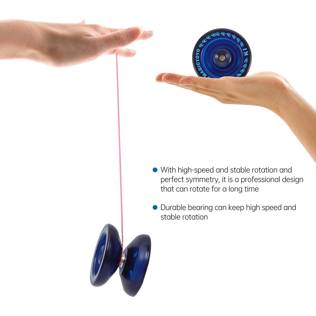 2pcs Plastic Yoyo Ball Kid Toy J11566