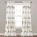 Yellow Animal Print Room Darkening Window Panel T6662