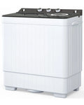 Semi-automatic Twin Tub Washing Machine, 26Lbs, White & Grey D201
