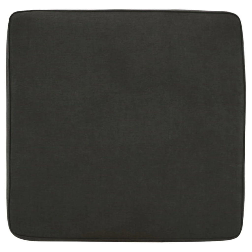 Gray & Black Fabric Oversized Accent Ottoman L27706