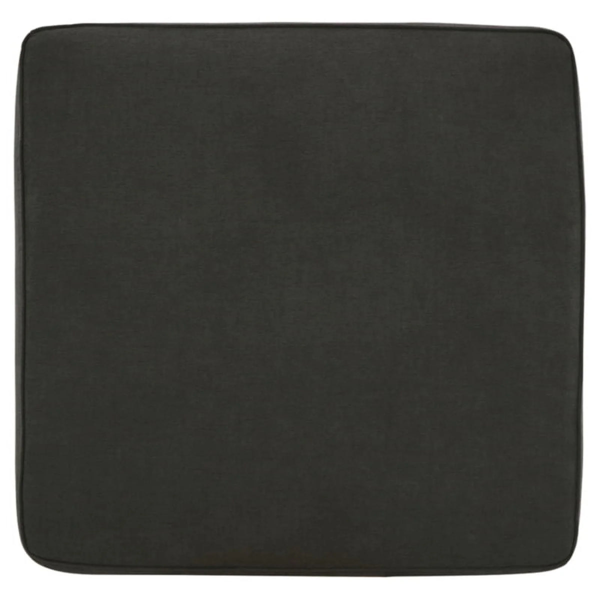 Gray & Black Fabric Oversized Accent Ottoman L27706