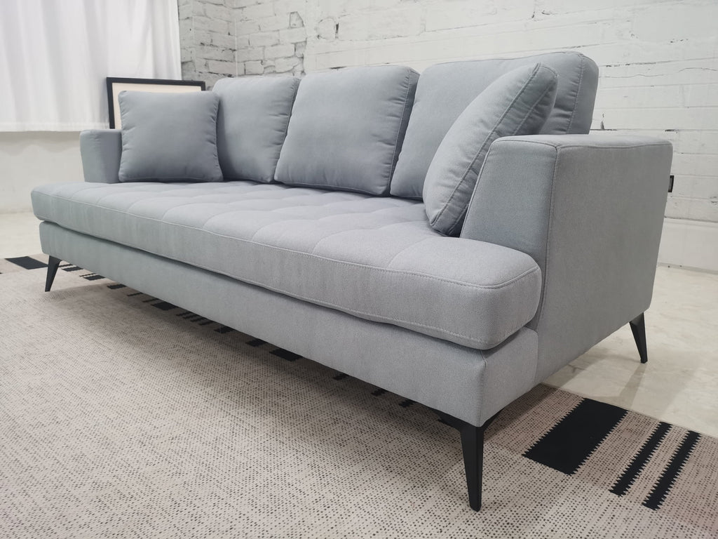 Gray Linen Fabric 3 Seater Sofa R2955