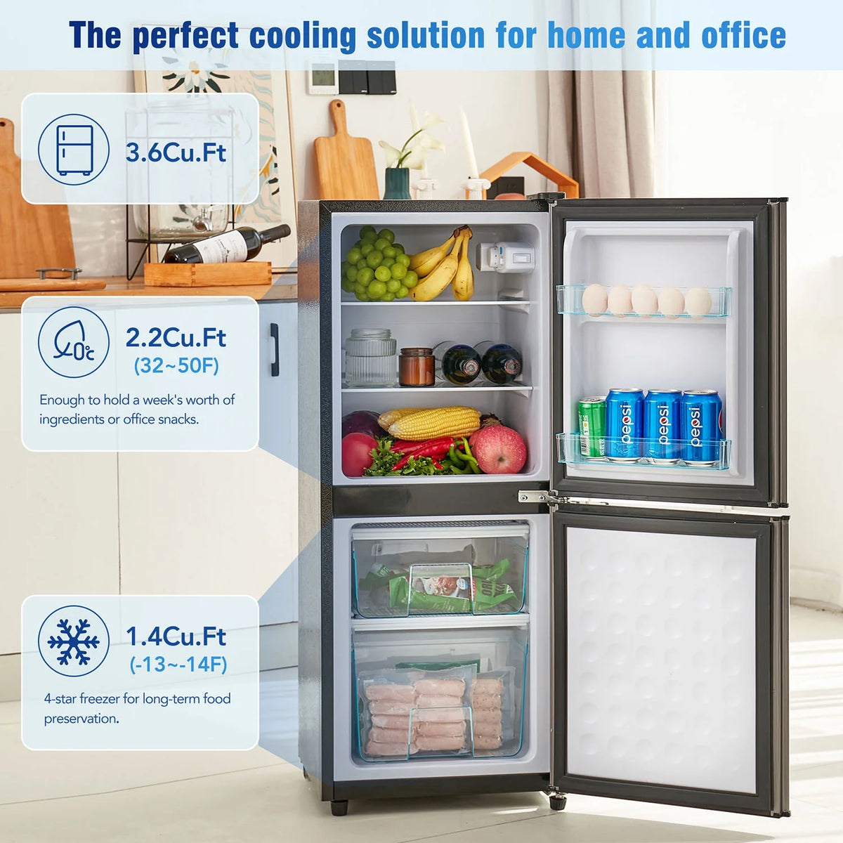 3.6Cu.Ft Dual Zone Refrigerator Z845101