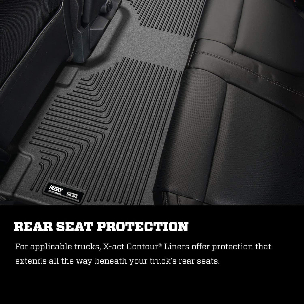 Black Front & 2nd Seat Floor Liners 3 Pcs R786