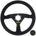 Black Suede Steering Wheel D138121