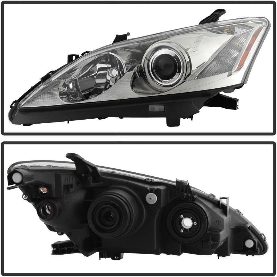 Projector Headlights Headlamps Assembly Pair W2784